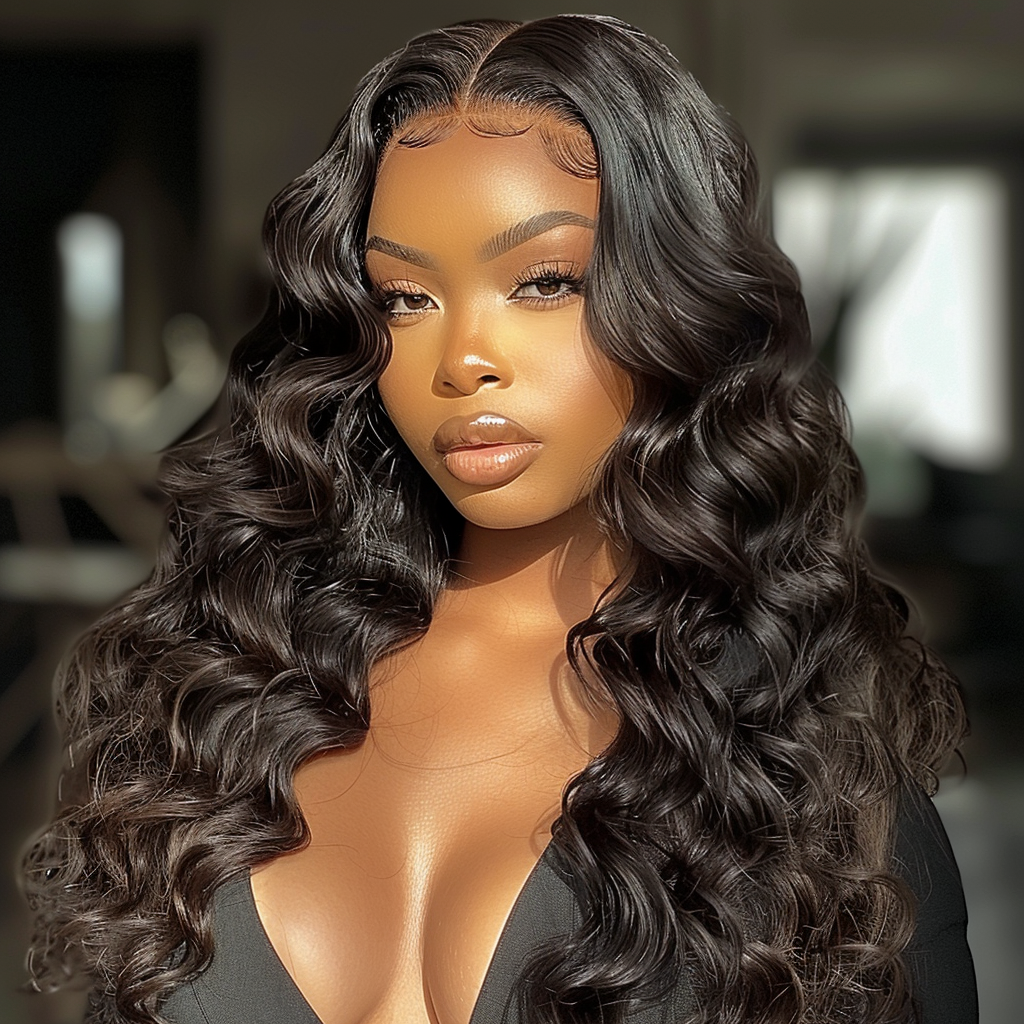 Loose Deep Wave Lace Frontal Wig - 250%