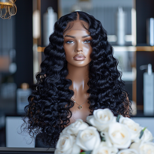 Loose Deep Wave Lace Closure Wig - 150%