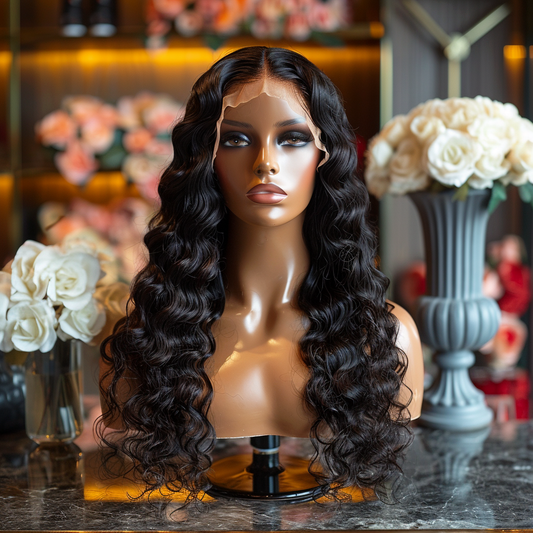 Loose Deep Wave Lace Closure Wig - 250%