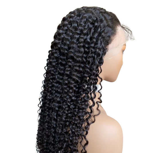 Jerry Curly Lace Closure Wig - 250%