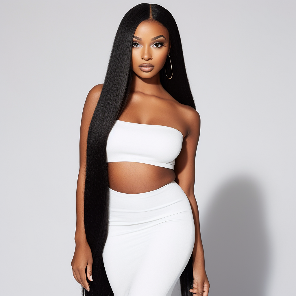 Straight Lace Wig - 32" to 40"