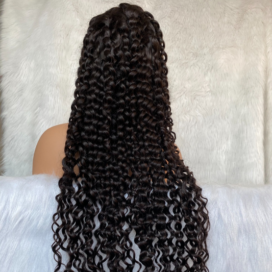 Italian Curly Lace Closure Wig - 200%