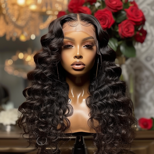 Loose Deep Wave Lace Closure Wig - 200%