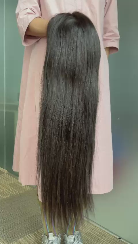 22" Straight Lace Closure Wig