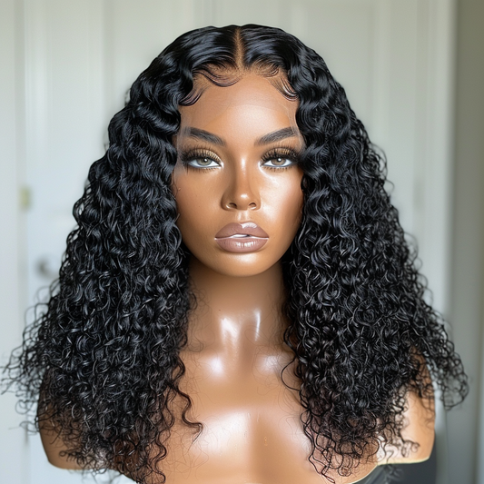 Water Wave Lace Frontal Wig - 300%