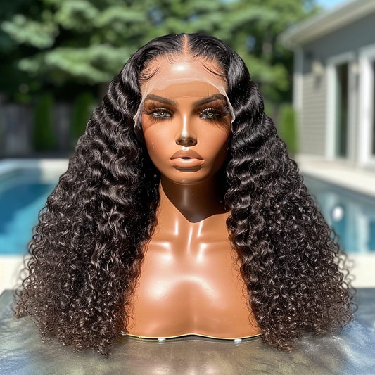 Water Wave Lace Frontal Wig - 150%